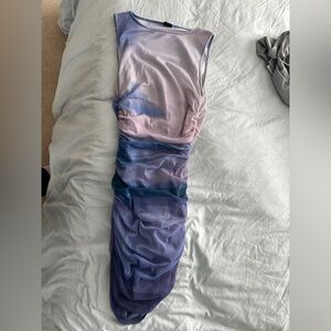 Gradient mini Dress in Pastel Shades